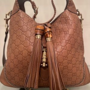Authentic Gucci Guccissima Jackie Hobo Bag